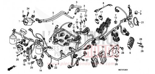 KABELBAUM (FJS400D9/FJS400A) FJS400A9 de 2009